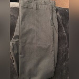 Lee Charcoal Gray Total Freedom Slim Fit Slacks